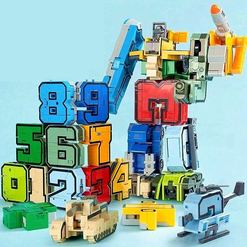 Digital Deformation Robot Toy 0 to 9 Complete Set-Toy Treasure