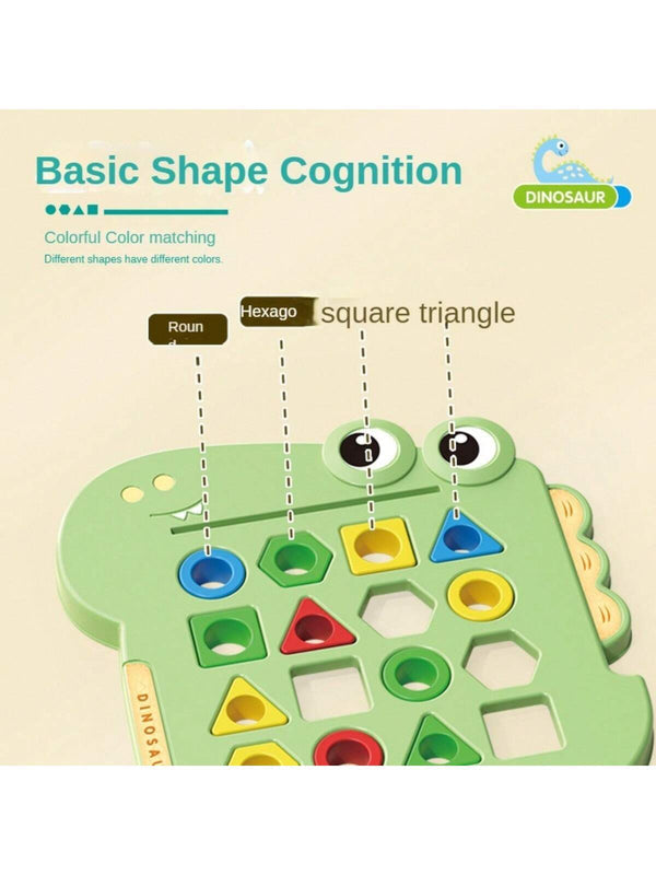 Dinosaur Shape Learning Puzzles for Toddlers-Toy Treasure