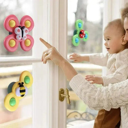 3PCS Suction Cup Spinner Toy For Kids-Toy Treasure