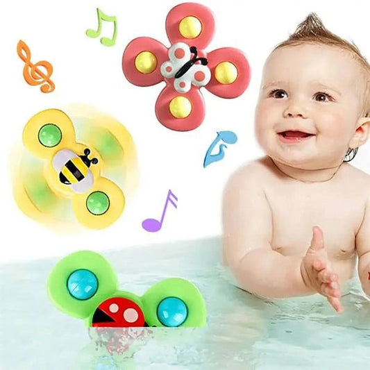 3PCS Suction Cup Spinner Toy For Kids-Toy Treasure