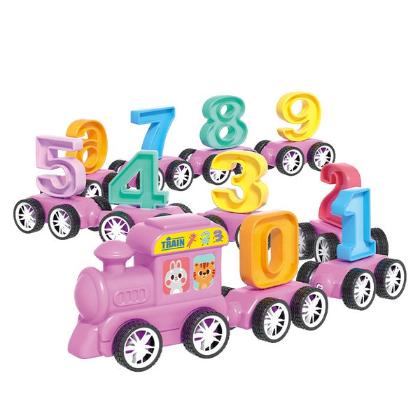 Magnetic Number Train Learning Toy