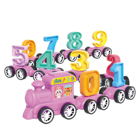 Magnetic Number Train Learning Toy