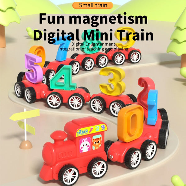 Magnetic Number Train Learning Toy