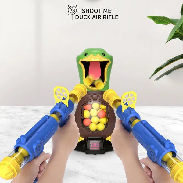 Hunger Shooting Duck Air Gun Soft Pinball Toy