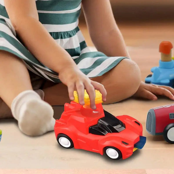 Light Up Flashing Spinning Top Rotating Gyro Car