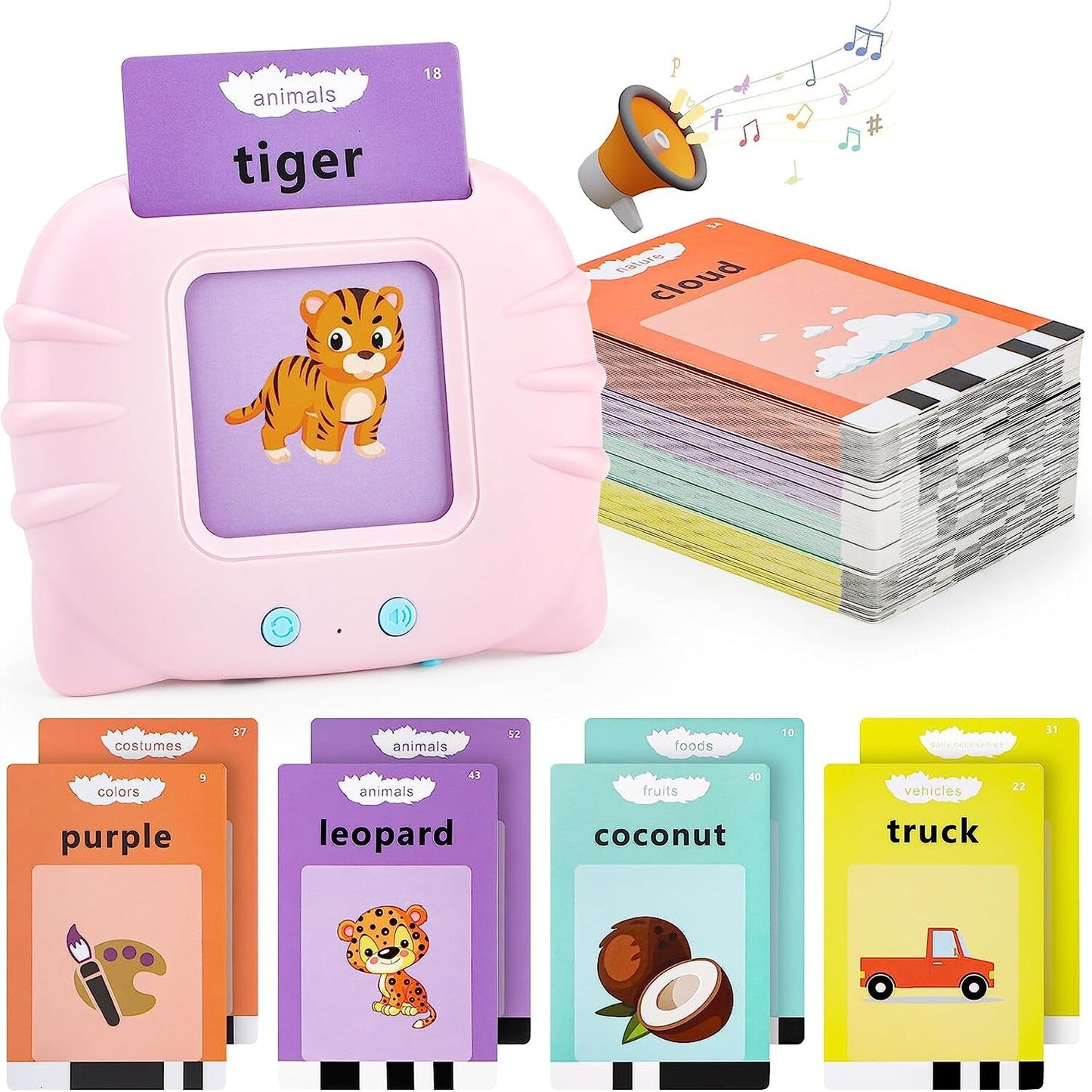 Talking Flash Cards Early Educational Device