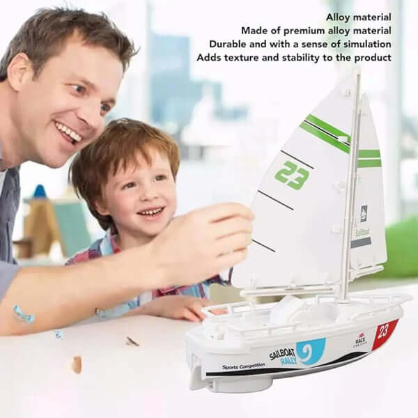 Electric Alloy Sail Boat For Kids