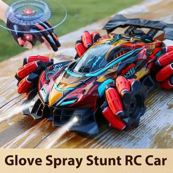 RC Stunt Spray Lights Car With Hand Glove Sensor