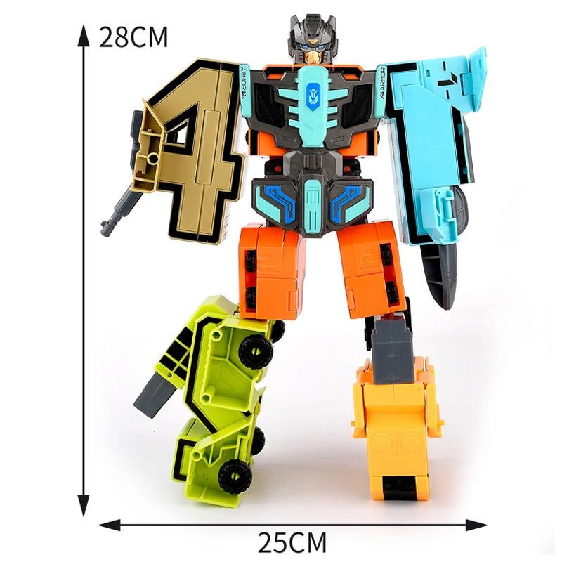 Digital Deformation Robot Toy 0 to 9 Complete Set-Toy Treasure