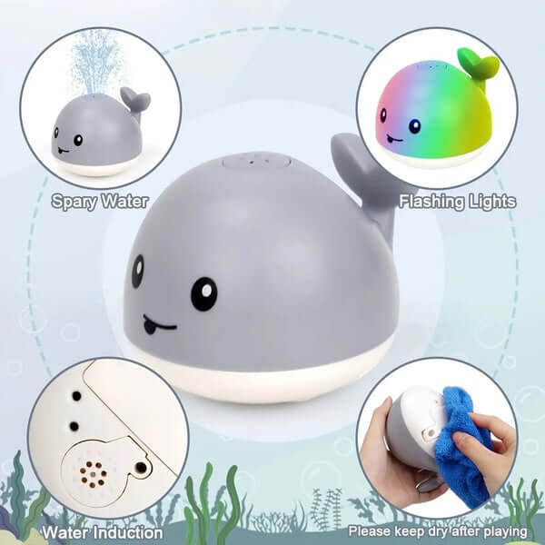 Whale Induction Spray Water Bath Toy